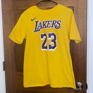 Los Angeles Lakers LeBron James 23 Jersey Dry Fit Tee